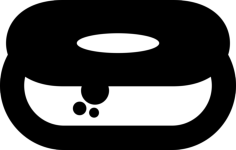 Pain Au Chocolat Simple Line Art Svg, Free Vectors File